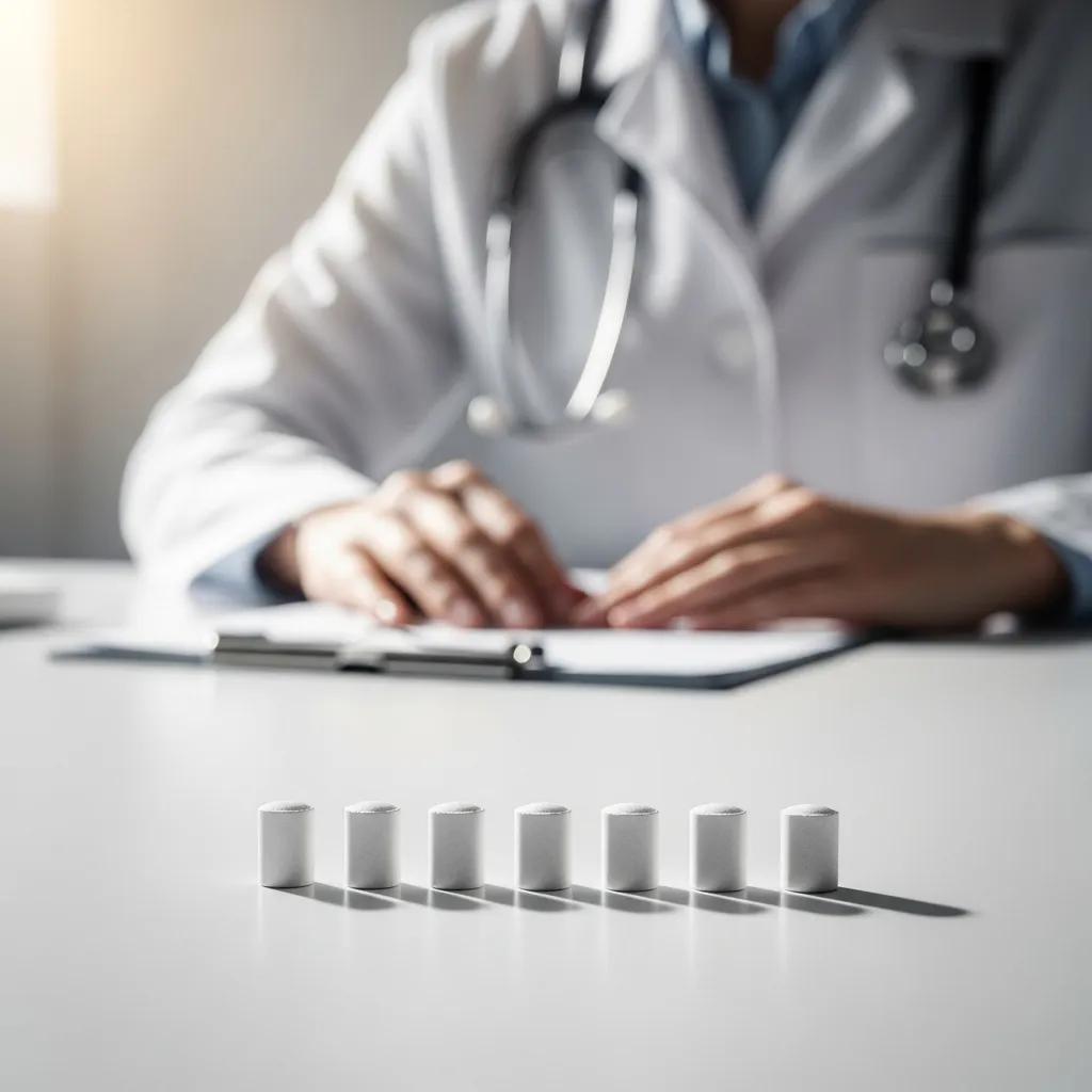 Close-up of bioidentical hormone pellets emphasizing their role in hormone replacement therapy